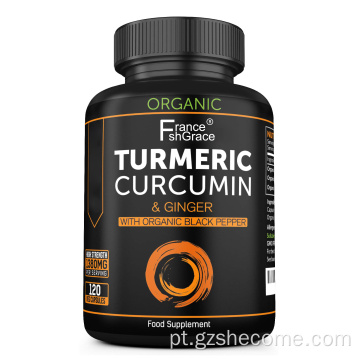 Açafrão Cápsula de Curcumina Curcumina Cápsulas de curcumina